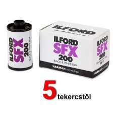 Ilford SFX 200 135-36 fekete-fehér infrared negatív film (5 tekercs)